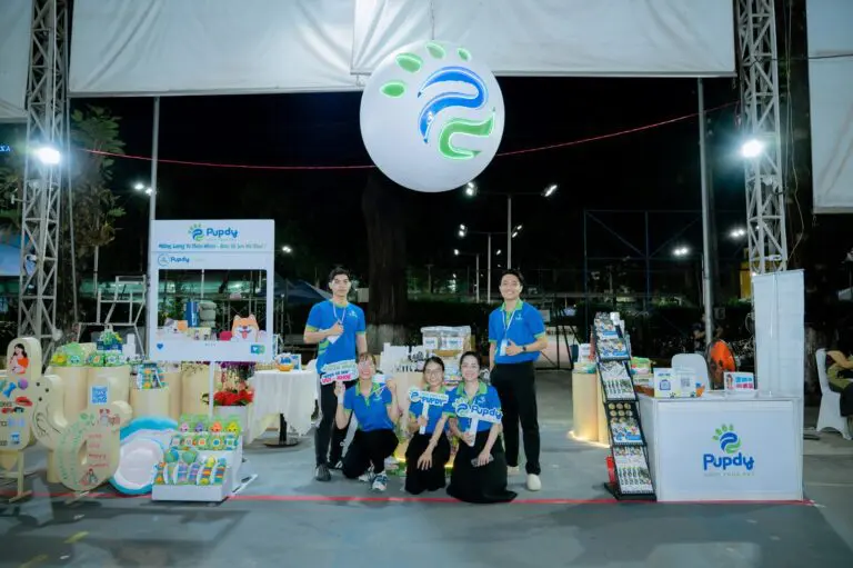 chuẩn bị cho hội chợ triển lãm