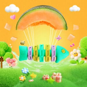 Đồ chơi cao su hình cá cho chó mèo