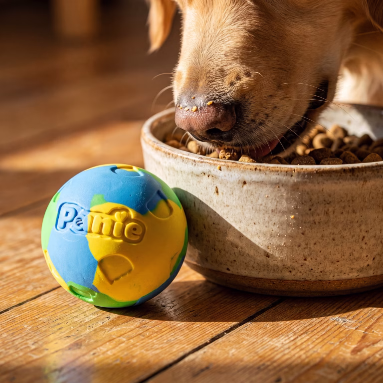 Panie Ball vừa ăn vừa chơi